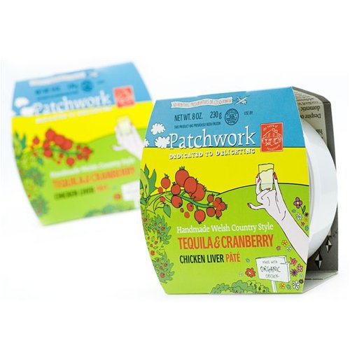 Patchwork Pâté - Chicken Liver, Tequila & Cranberry Pâté (8 ounce) by igourmet.com by igourmet