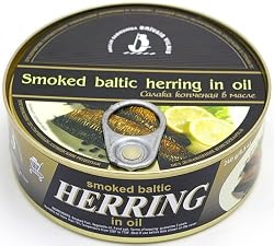 Salaka Smoked Sprats In Oil, 8.47-Ounce Jars (Pack of 48)