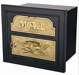 Gaines Classic Locking Mailbox Faceplate - Metallic Charcoal