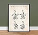 3d Mini Figurine Poster 1979 Patent Art Print, 18 By 24