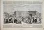 1865 Oriental Bank Share Market Bombay Old Print