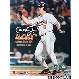 Cal Ripken Jr. Autographed 400th HR 8x10 w/#8 Insc.