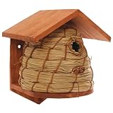 Esschert Design Beehive-Style Birdhouse