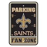 NFL New Orleans Saints Plastic Parking Signs