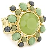 RAIN Cluster Adjustable Ring Olive Tones