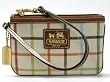 AUTHENTIC COACH BLEECKER TATTERSALL SMALL WRISTLET 40990