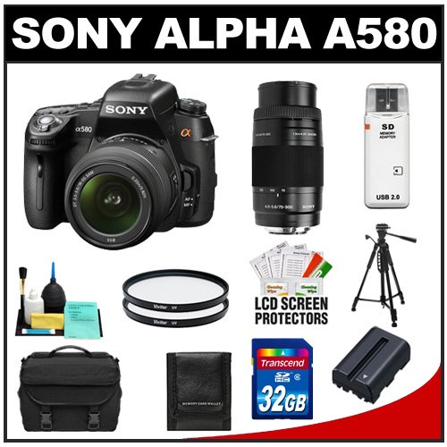 Sony Alpha DSLR-A580 16.2 MP Digital SLR Camera 