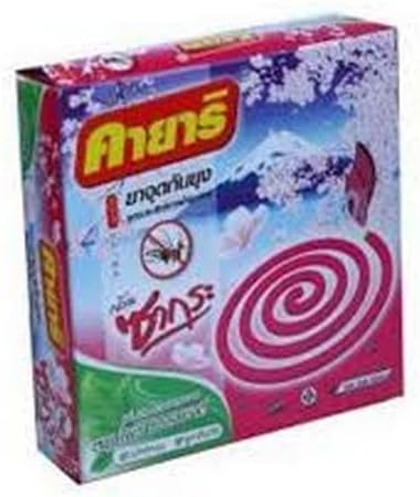 Mosquito repellent coil buner sakura aroma 12 coil per pack