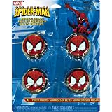 Amazing Spider-Man Bounce Balls, 4-Count Packages (Pack of 6)