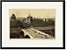 Black Framed/Matted Print 17x23, Exchange Bridge and Court of Justice