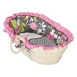 Hoohobbers Moses Basket, Sleek Slate