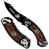 Crimson Scorpion Pocket Knife Tactical Folder