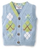 Kitestrings Baby-Girls Newborn Argyle Vest Sweater