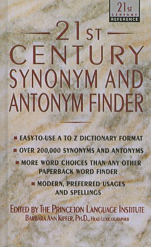 21st century synonym and antonym finder