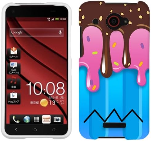 HTC DROID DNA Chocolate Strawberry Ice Cream Glass Cover