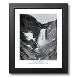 Ansel Adams Yellowstone B W Photo Picture Framed Art Print by Art Prints Inc