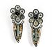 Sparkling Daisy Dangle Earrings from the Artazia Collection #2506 GE OE