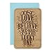 Hallmark Signature Collection Love Anytime Greeting Card: In Love We Each Believe We Are the Lucky One