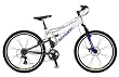 Schwinn Protocol 1.0 Men's Dual-Suspension Mountain Bike (26-Inch Wheels, Silver/Grey/Blue)