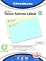 Printworks Elementree White Matte Return Address Labels for Inkjet or Laser Printers or Copiers, 100% Recycled, 12 Sheets/Pack,.5 inch x 1.75 inch, 00488