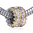 Swarovski Bling Crystal Birthstone Bead Fits Pandora Charm Bracelet