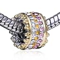 Swarovski Bling Crystal Birthstone Bead Fits Pandora Charm Bracelet