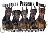 Doberman Pinscher Mouse Pad Dog Mousepad Vice Versa