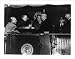 Historic Print (L): [Party on the platform of a Presidential train, possibly in the Washington, D.C., Union