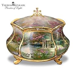 Thomas Kinkade Garden of Prayer Faith Music Box by Ardleigh Elliott