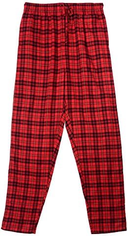 West End Blues Big and Tall Mens Flannel Lounge Pant (Red 3X)