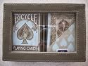 2Deck Set Brown Vintage Bicycle Playing Cards