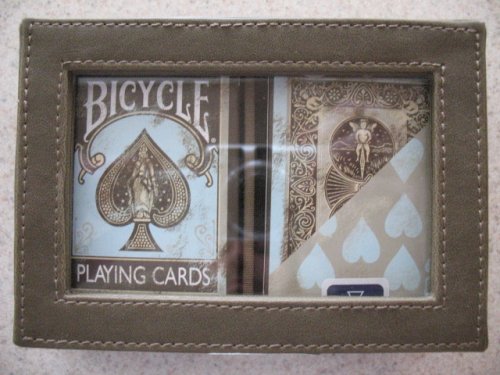 Bicycle Deluxe 2 Dirty Deck Playing Cards Set in Leather Case Bicycle Deluxe 2 Dirty Deck Playing Cards Set in Leather Case