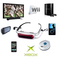 80" Virtual Video Eyewear Glasses