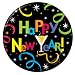 New Year Jazz Dessert Plates