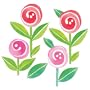 Wallies 13626 Lollipop Flowers Self-Adhesive Vinyl Coated Paper Design