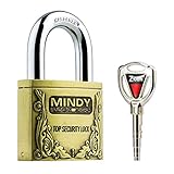 Mindy（ミンディー）南京錠 40mm 鍵 3本キー A4-40