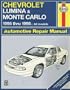 Chevrolet Lumina & Monte Carlo Automotive Repair Manual 1995 - 1998 models (Haynes Automotive Repair Manual Series)
