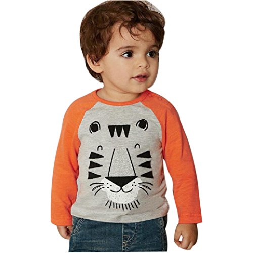 SunWard(TM) New Kids Boys Lion Print Long Sleeve T-shirt