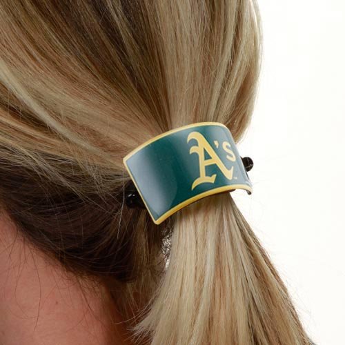 Oakland Athletics Team Logo Cuff Ponytail Holder