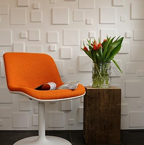 Eco- Friendly,plant Fiber 3d Wall Panel (Squares)