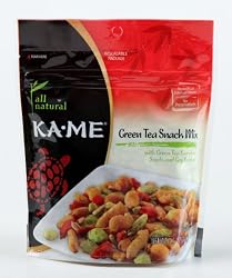 Ka-me Green Tea Pumpkin Seed & Goji Berries Snack Mix, 7.5-Ounce Bags (Pack of 6)