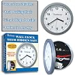 Embassy JB4985 Wall Clock With Hidden Safe