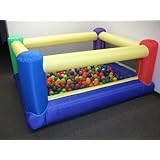 My Bouncer Perfect Little Ball Pit - Perfect Size for Indoor Use - measured 84" L x 72" W x 40" H Popper w/ Blower Pump (Other Models & Sizes Available, Sold thru separate Amazon Listings)