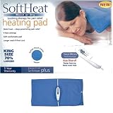 SoftHeat Moist or Dry King Size 12 x 24 Soothing Therapy for Pain Relief Heating Pad by Kaz