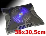 Produkt-Bild: Notebook Laptop K&uuml;hler Mit USB HUB f&uuml;r 15" / 17" -Notebook Laptop - 23 cm L&uuml;fter mit LED(38cm x 30,5cm)