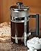 FP Coffee Maker French Press Coffee Maker w/ Glass Carafe and Sturdy Metal Frame: 34 oz (8 cup) capacity; smooth plunger, fine mesh filter, sturdy handle and frame, dishwasher safe parts.