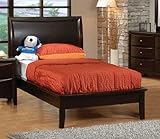 4 Piece Phoenix Collection Bedroom Furniture Set with Platform Bed in Rich Deep Cappuccino Finish by Coaster - 400181