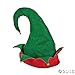 Set of 3 Felt Elf Hats with Jingle Bells