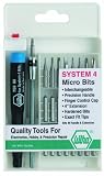 Wiha 75992 27 Piece System 4 Hex Inch & Torx Precision Interchangeable Bit Set