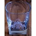 Jack Daniels Whisky Glass Etched 150th Birthday RARE